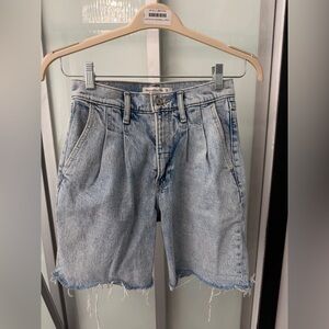 Abercrombie & Fitch Light Wash Denim Shorts